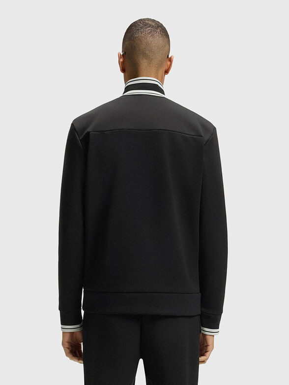 Cotton sweatshirt with zip - 3