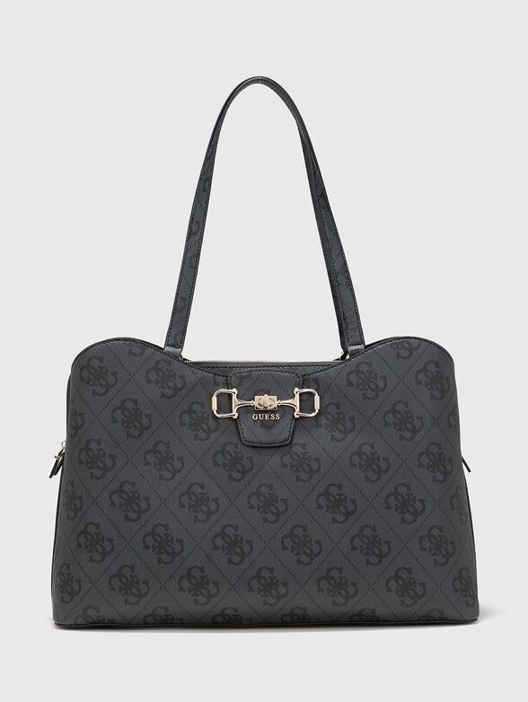 JANIE large bag with monogram logo - 1