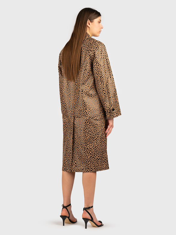 Coat with animal print - 1