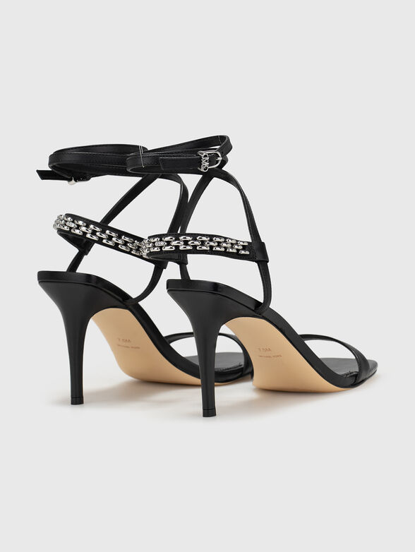 MARCIA leather sandals with heels - 4