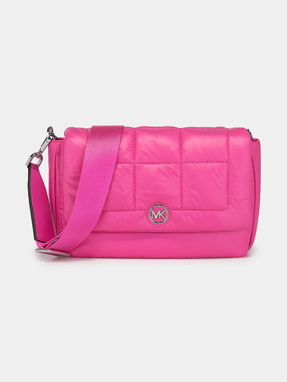 Crossbody bag in fuchsia color with logo detail - 1