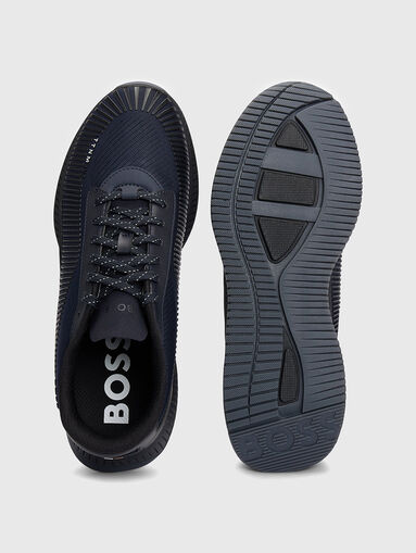 Black sneakers with rubberised details - 5