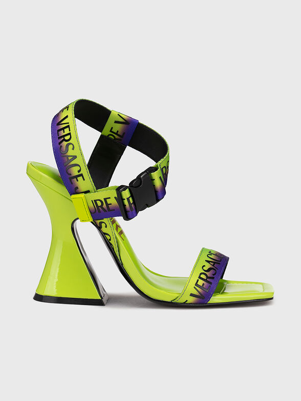FONDO KIRSTEN DIS. 91 green heeled sandals  - 1