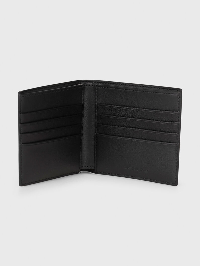 Wallet with monogram logo print - 3