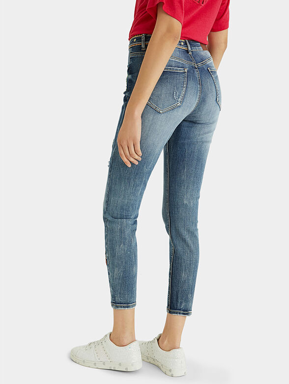 MONACO Jeans with embroidery  - 4