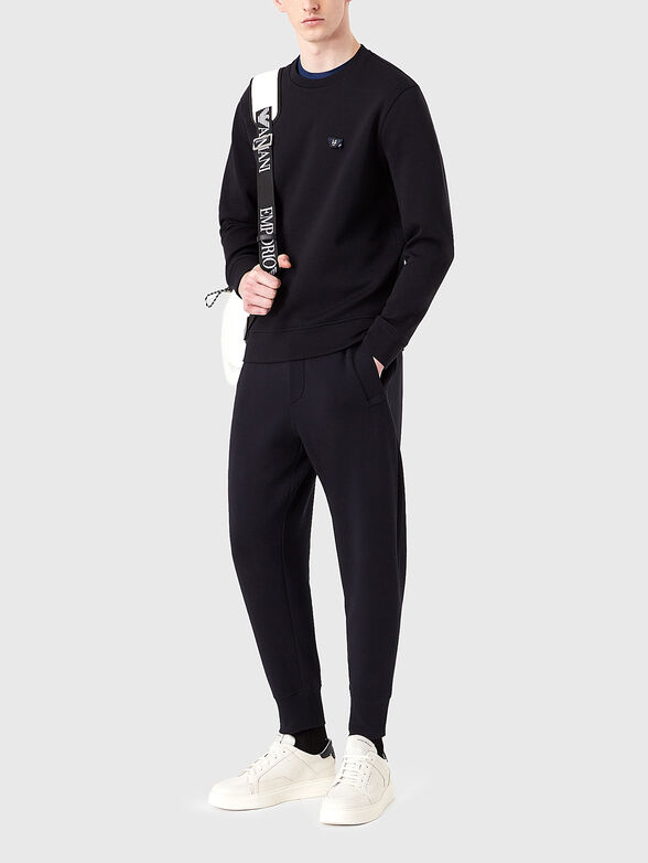 Dark blue sports trousers - 4