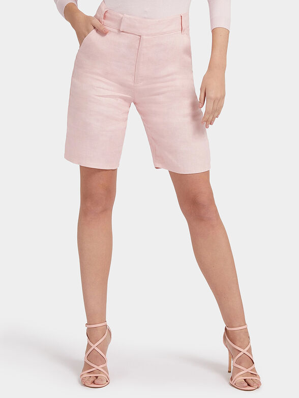 LILIAN linen shorts - 1