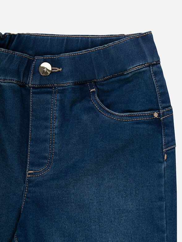 Jeans in dark blue color - 3