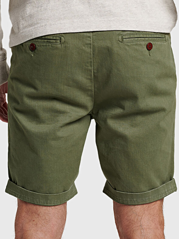 VINTAGE beige chino shorts - 2