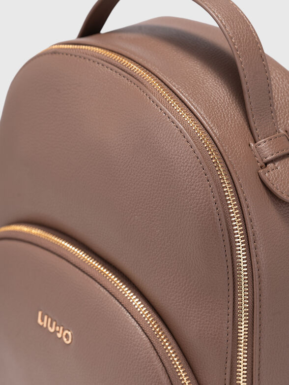 Beige backpack - 5