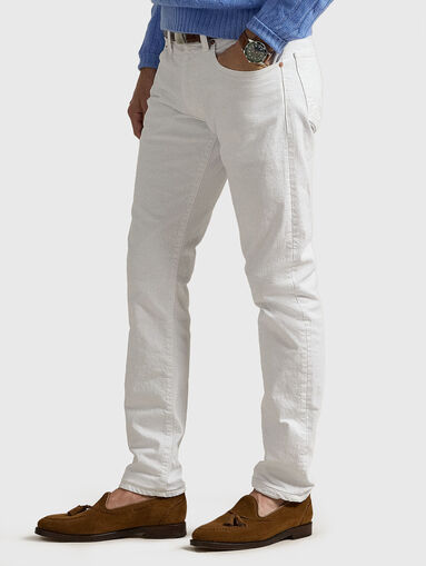 Cotton white jeans - 3