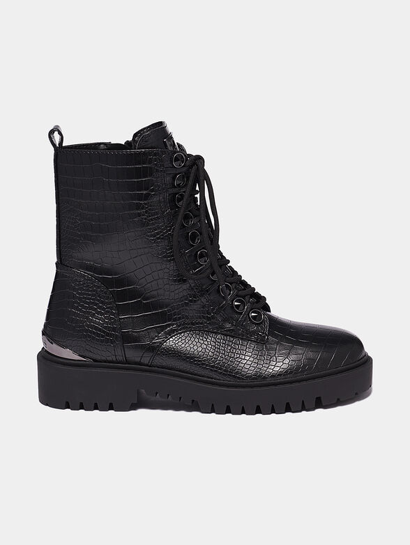 OXANA Boots with crocodile texture - 1