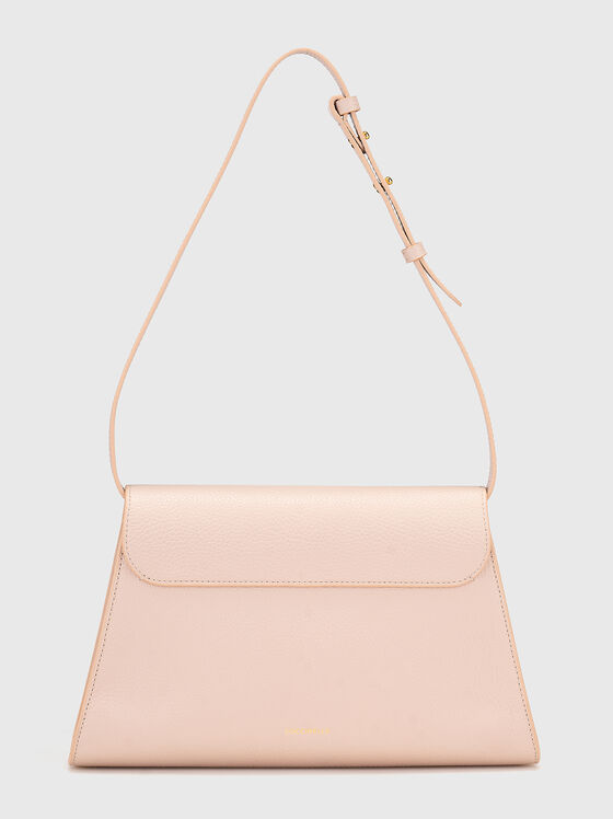 Leather shoulder bag with adjustable handle - 2