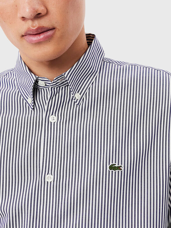 Cotton shirt with logo - 4