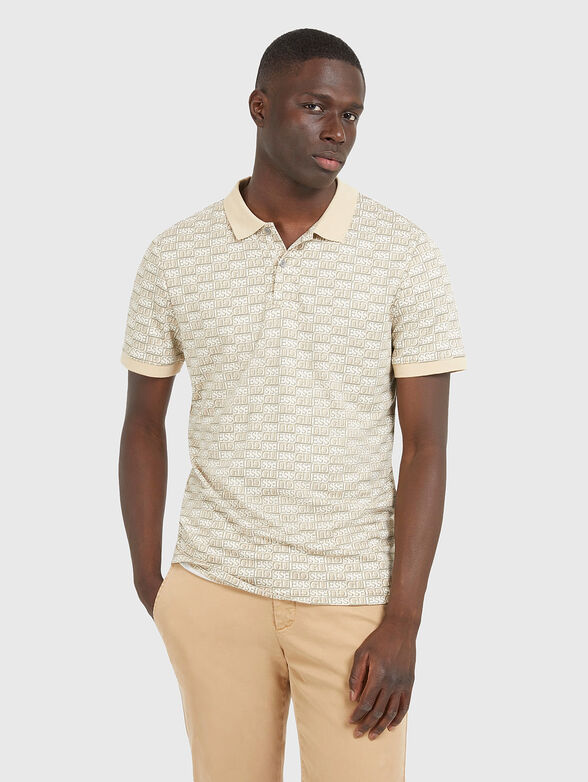 Polo-shirt with monogram print - 1
