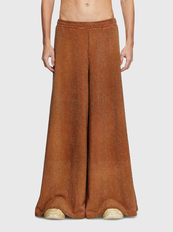 P-DAM-LUX-DD trousers with rhinestones - 1