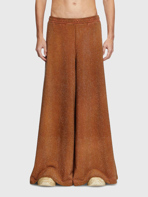 P-DAM-LUX-DD trousers with rhinestones - 1