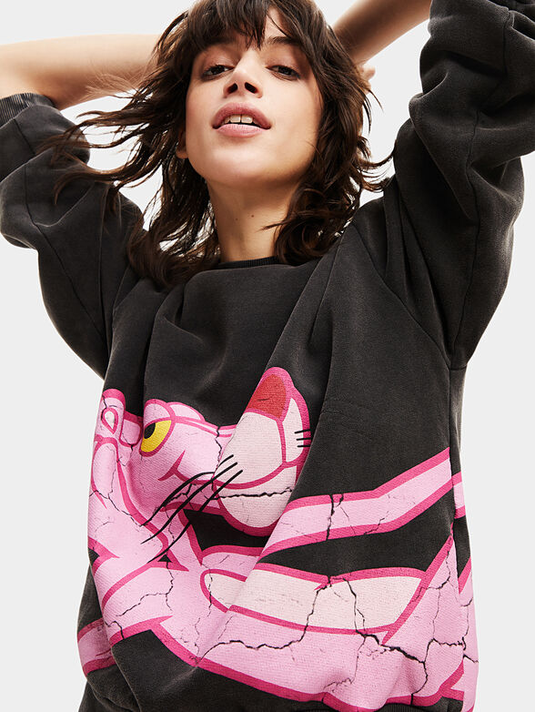 PINK PANTHER sweatshirt with print - 3