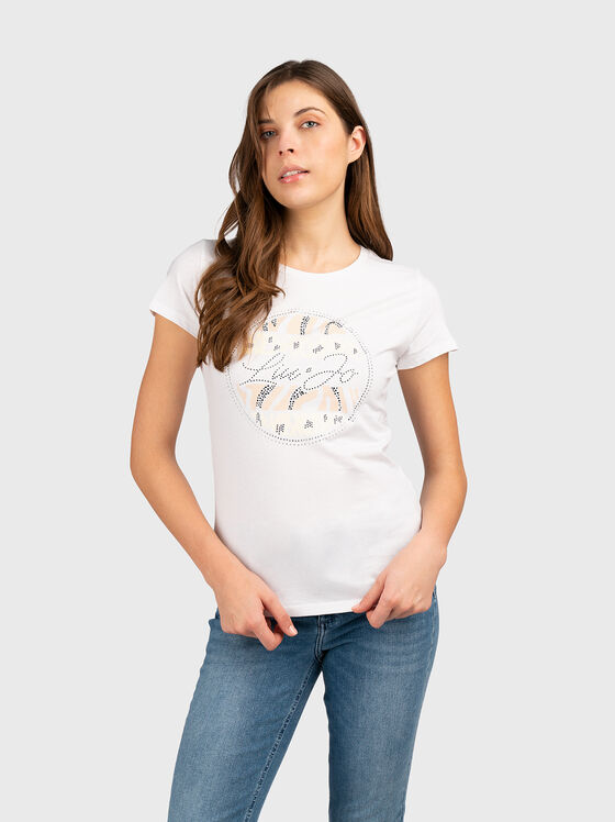 T-shirt with rhinestones - 1