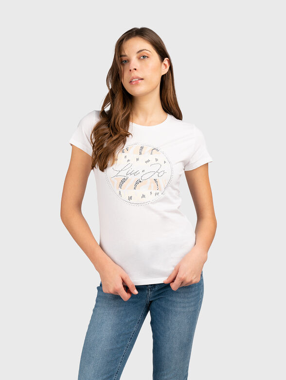 T-shirt with rhinestones - 1