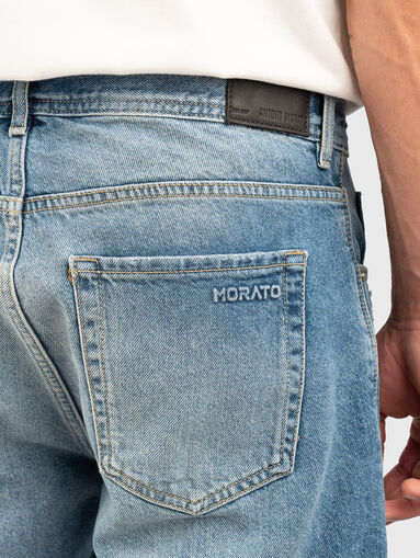 ARGON denim shorts with rips - 3