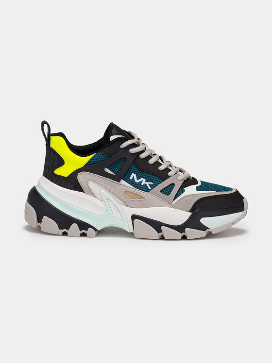 Спортни обувки NICK с неонови акценти - 1