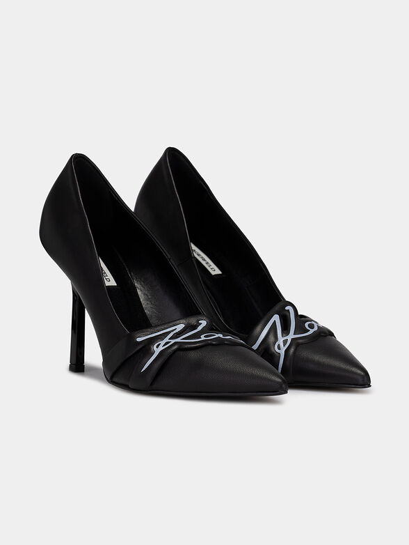 High-heeled shoes with logo detail - 2