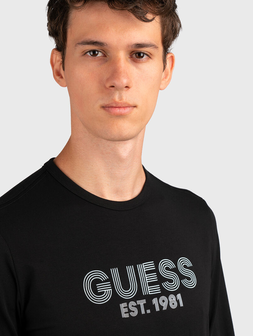 Blouse with logo print  - 2