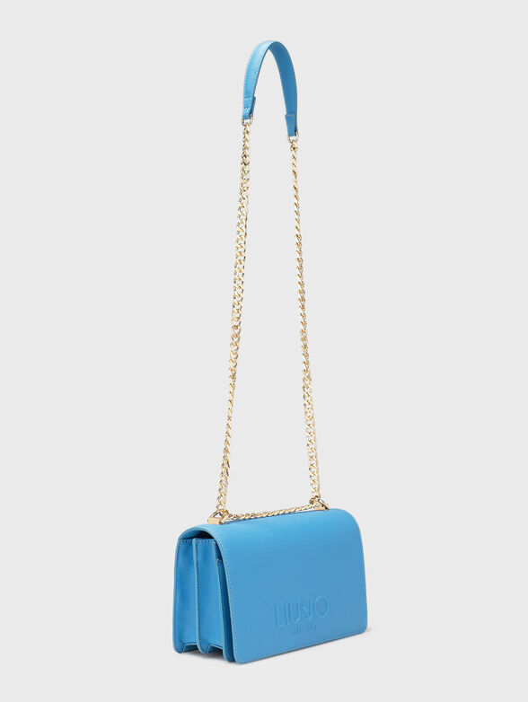 Crossbody bag with embossed logo and gold details - 2