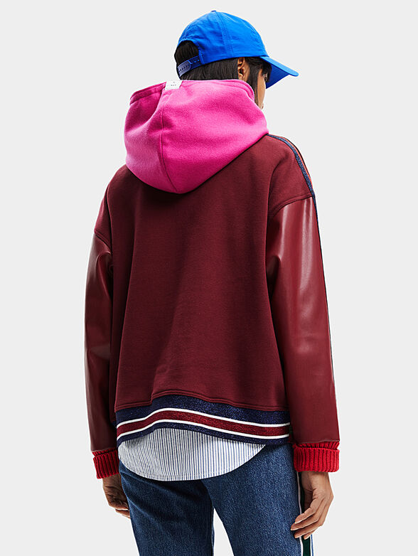 SHARON hybrid hooded sweatshirt  - 2