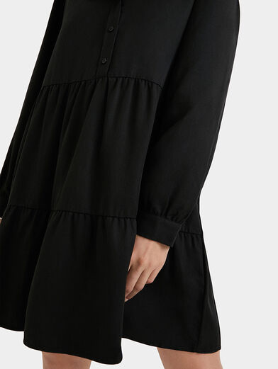 Black dress with buttons - 6