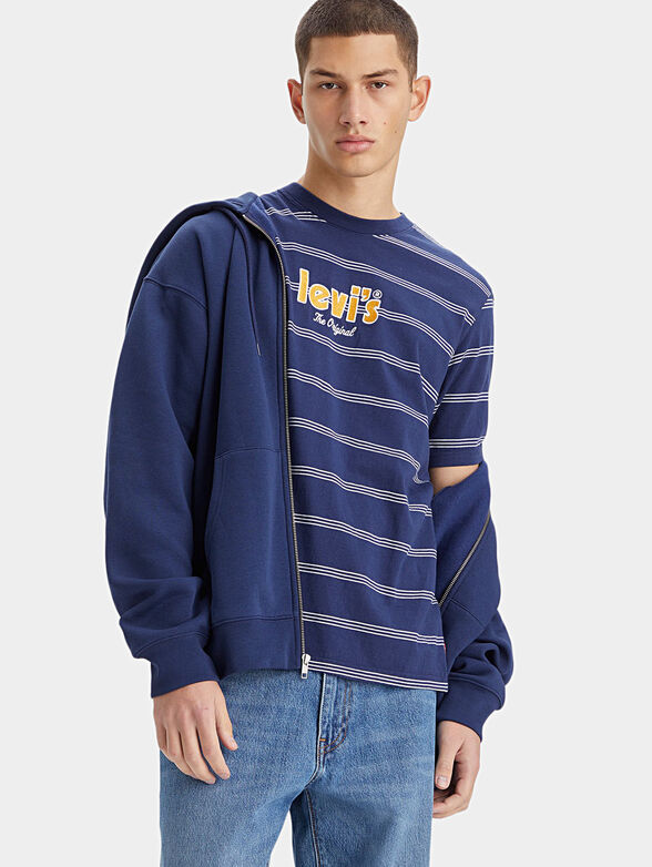 Levi's® striped T-shirt with logo lettering - 2
