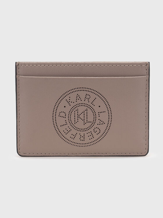 Кожен картодържател с лого - 1