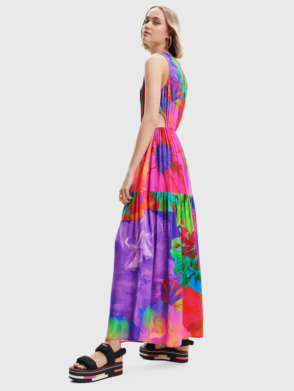 SANDALL maxi dress with abstract print - 3
