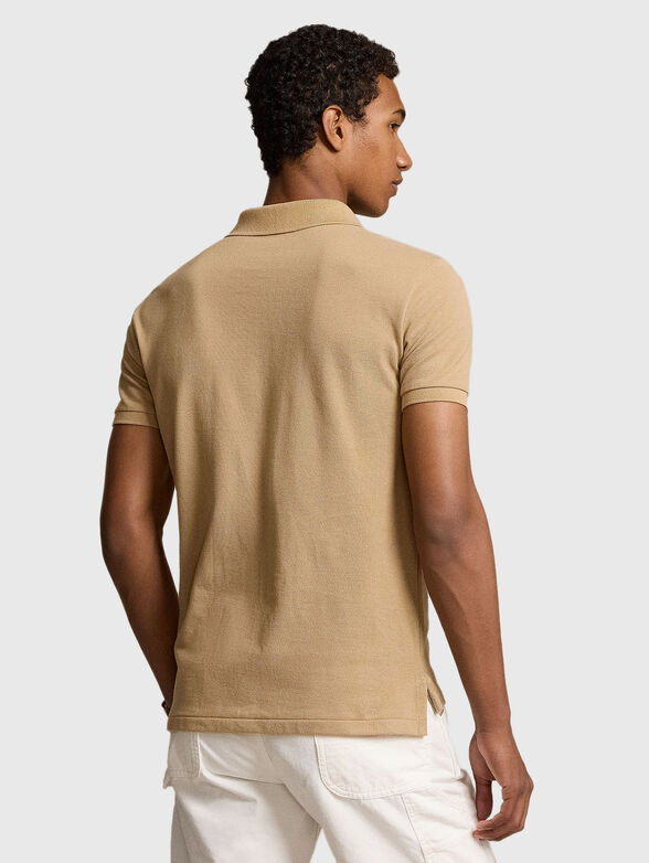 Cotton polo shirt with logo - 3