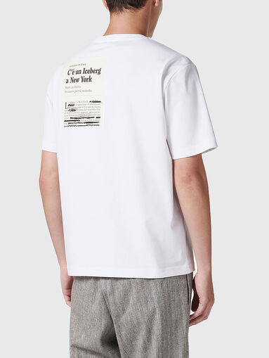 Cotton T-shirt with print - 3