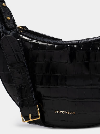 ANAIS CROCO Black crossbody bag - 5