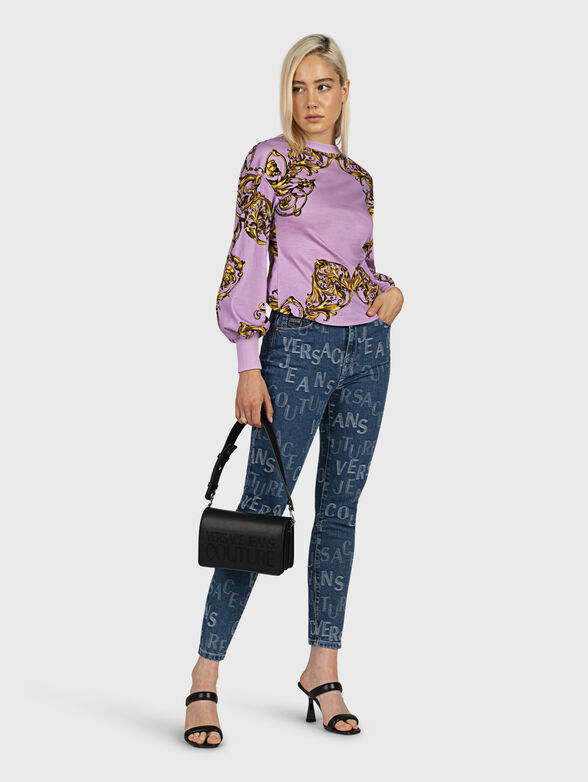 Blouse with accent back - 4