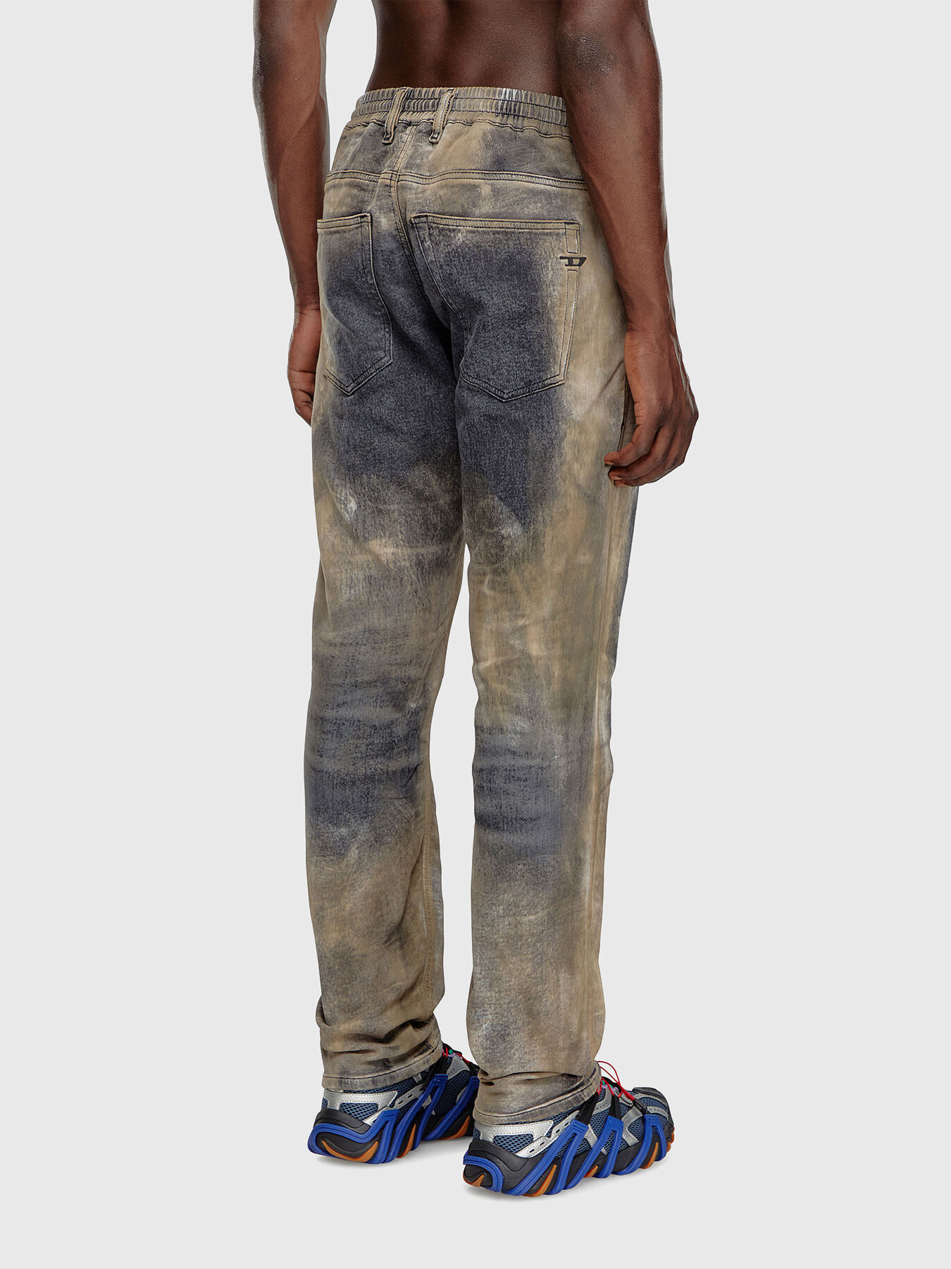 2032 D-KROOLEY-B JOGG jeans with coated effect brand DIESEL —  Globalbrandsstore.com/en