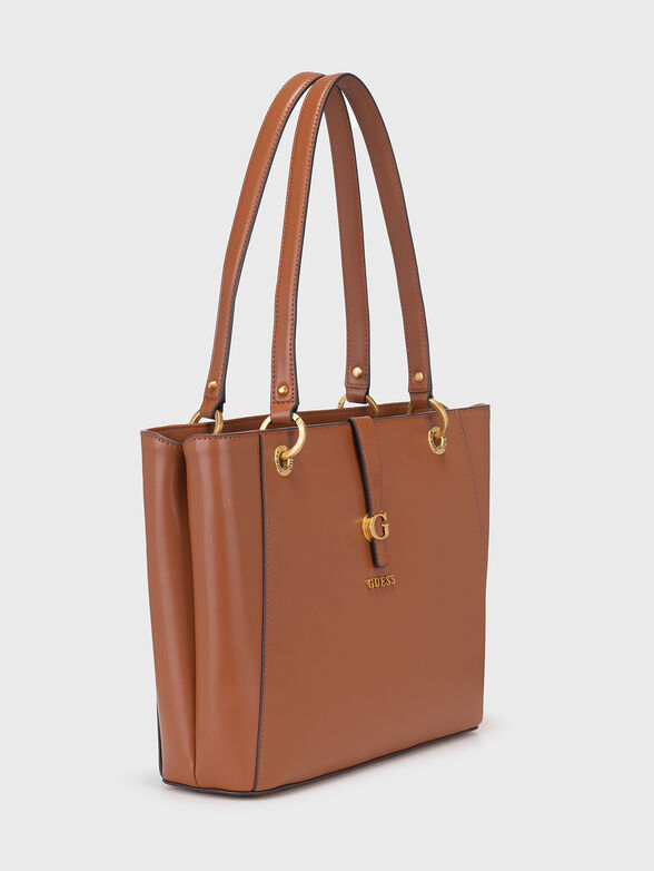 KUBA large bag with gold accents - 3