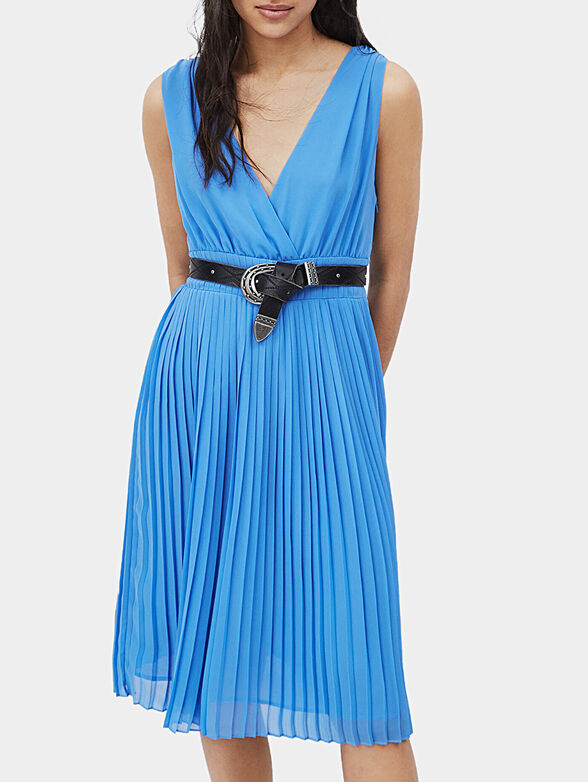 NORMA dress in blue color - 4