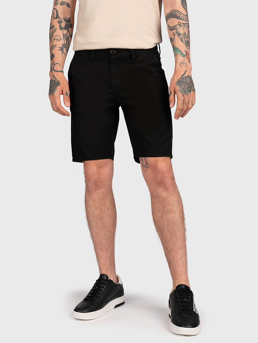 DANIEL black shorts in cotton blend