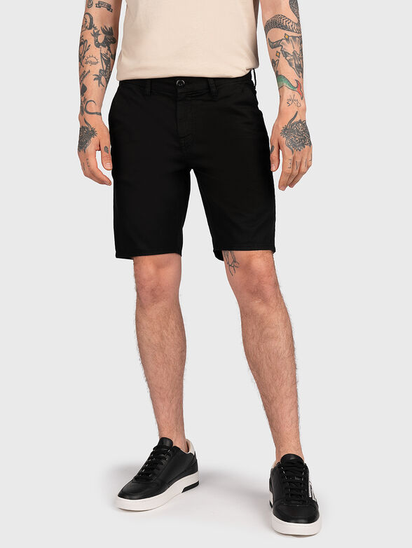 DANIEL black shorts in cotton blend - 1