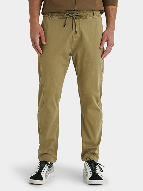 Sports pants with ties - 1