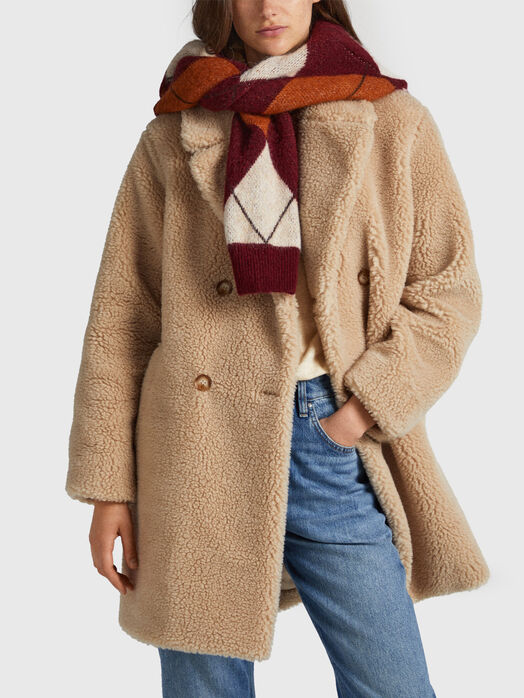 RUBY coat in beige color