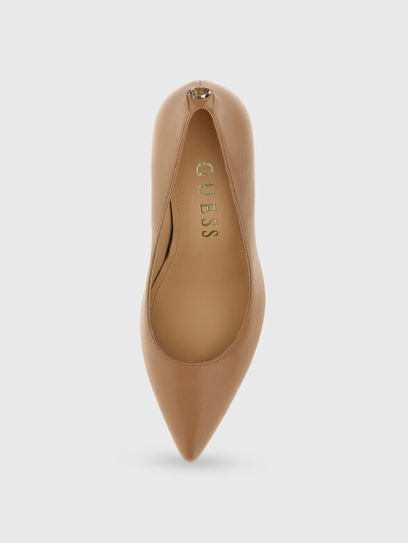 DABBEY leather heeled shoes - 4