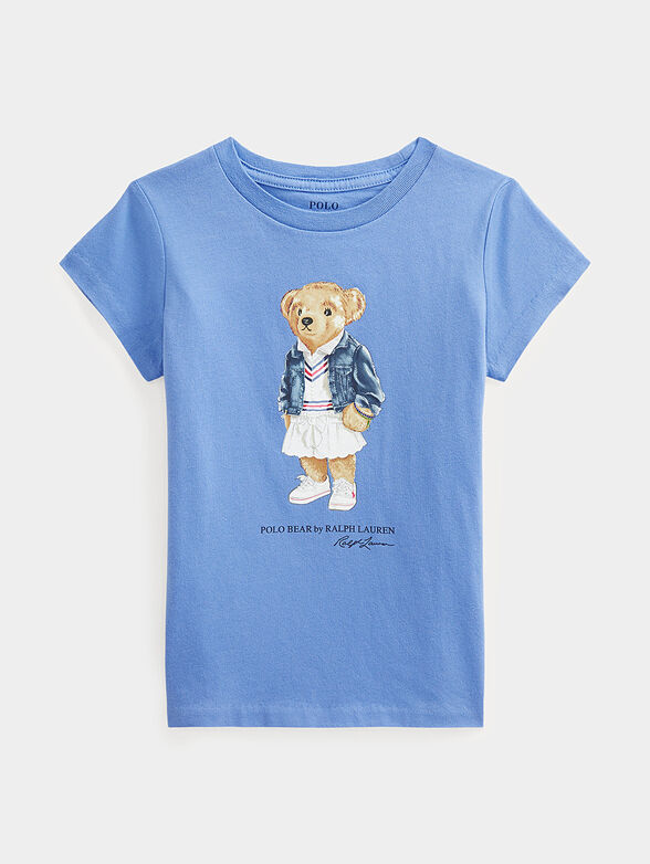 Polo Bear accent printed T-shirt - 1
