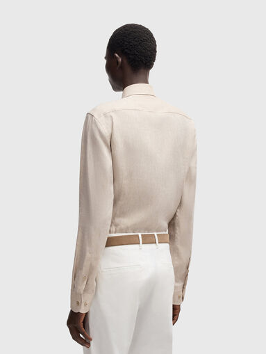 H-HANK shirt in beige - 3