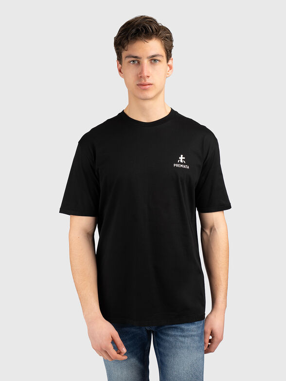 Cotton T-shirt with a crew neck - 1