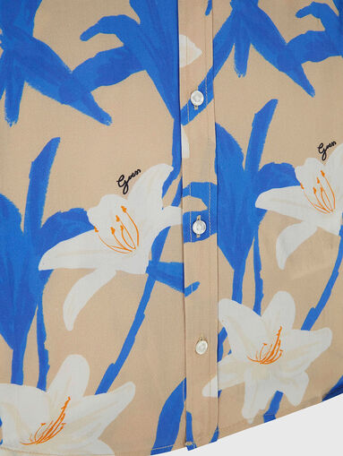 Shirt with floral print - 5